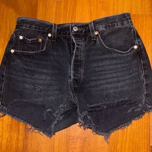 Levi’s Black 501 Shorts
